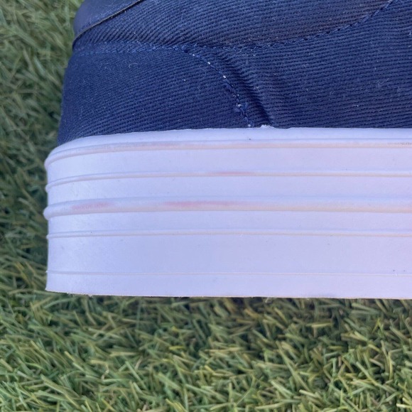 Rock And Candy “Shout” Platform Canvas Sneakers Blue/White Women’s Size 7 - Picture 11 of 12